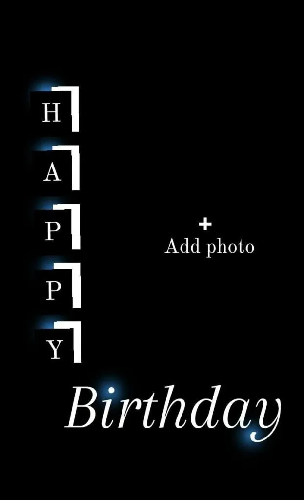 Birthday photo frame images 13