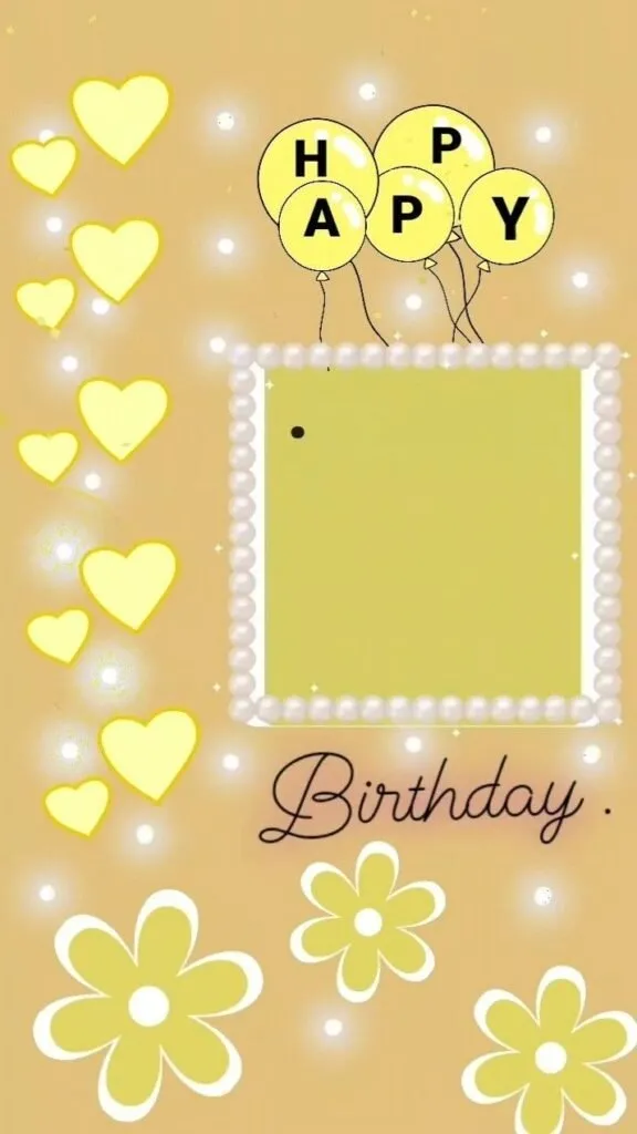 Birthday photo frame images 22