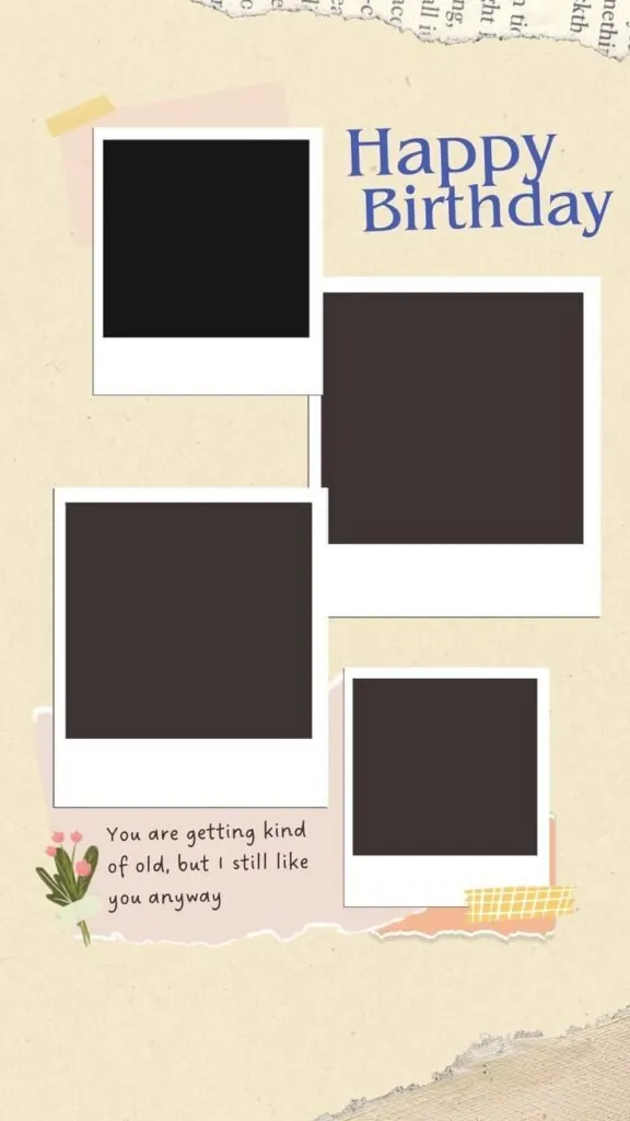 Birthday photo frame images 25