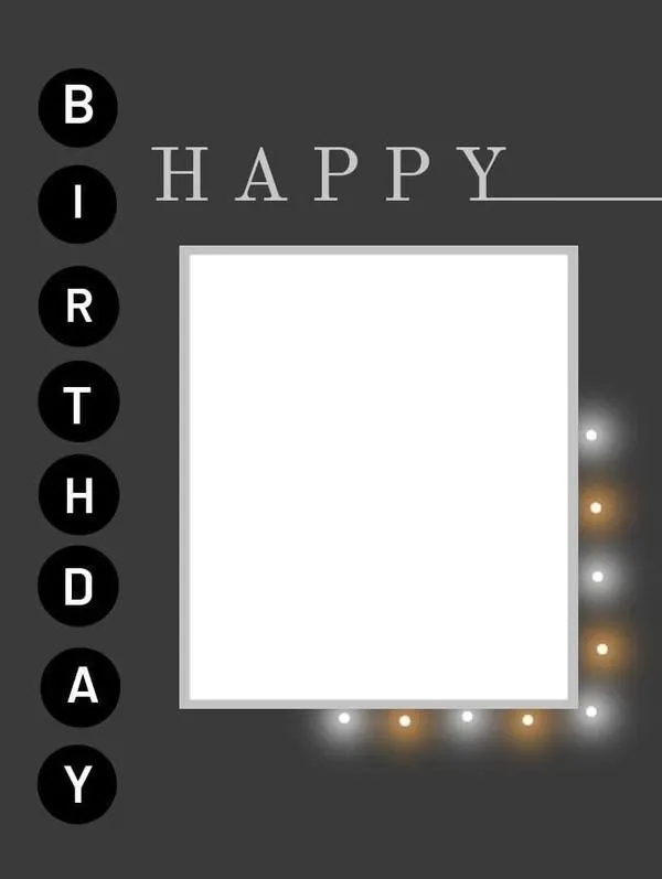 Birthday photo frame images 30