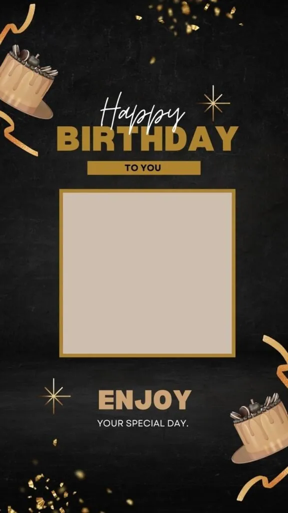 Birthday photo frame images 33