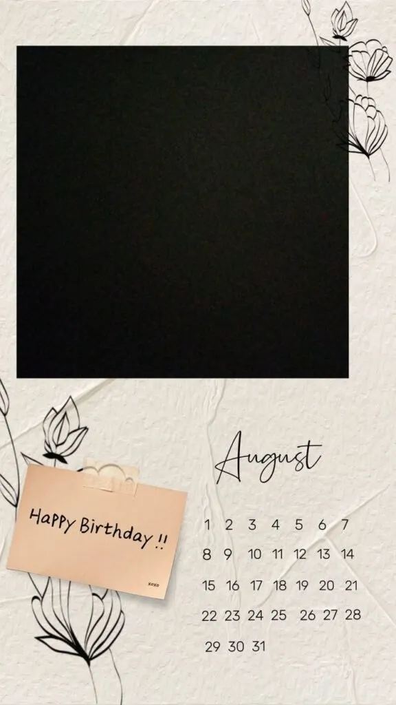 Birthday photo frame images 34