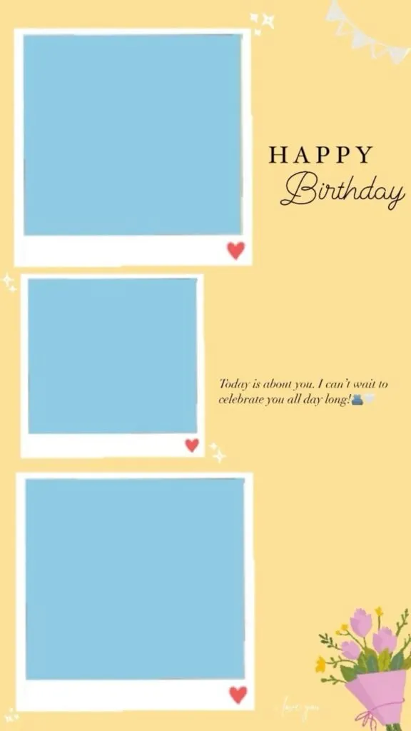 Birthday photo frame images 36