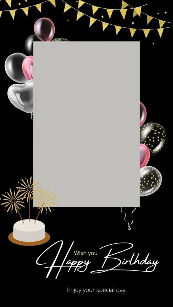 Birthday photo frame images 39
