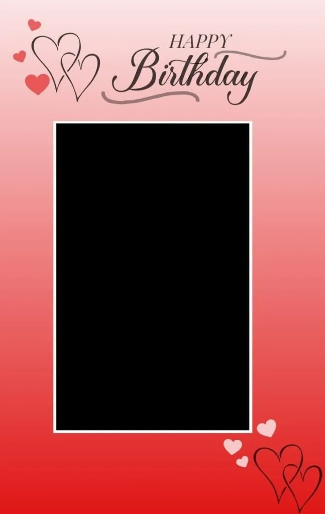 Birthday photo frame images 4