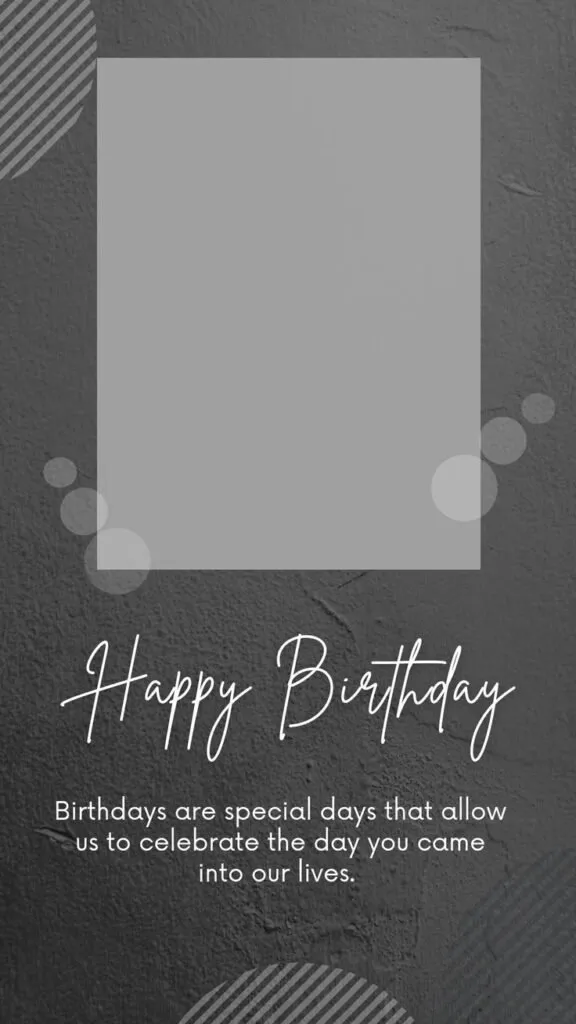 Birthday photo frame images 41