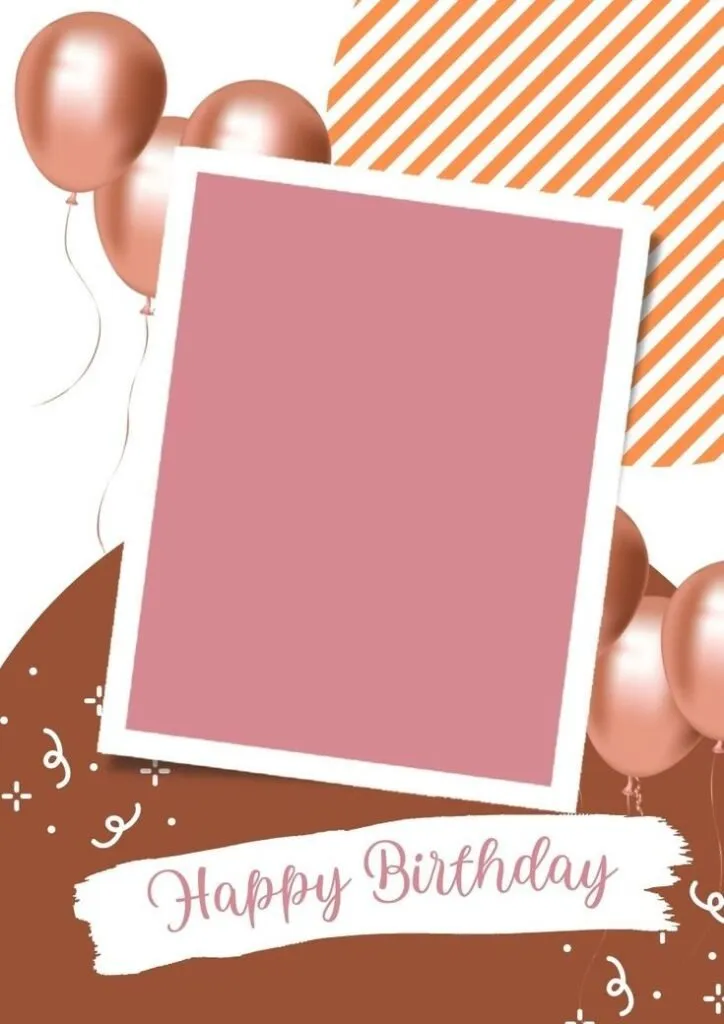 Birthday photo frame images 48