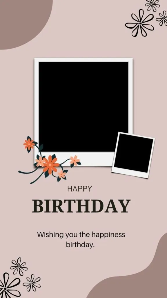Birthday photo frame images 49