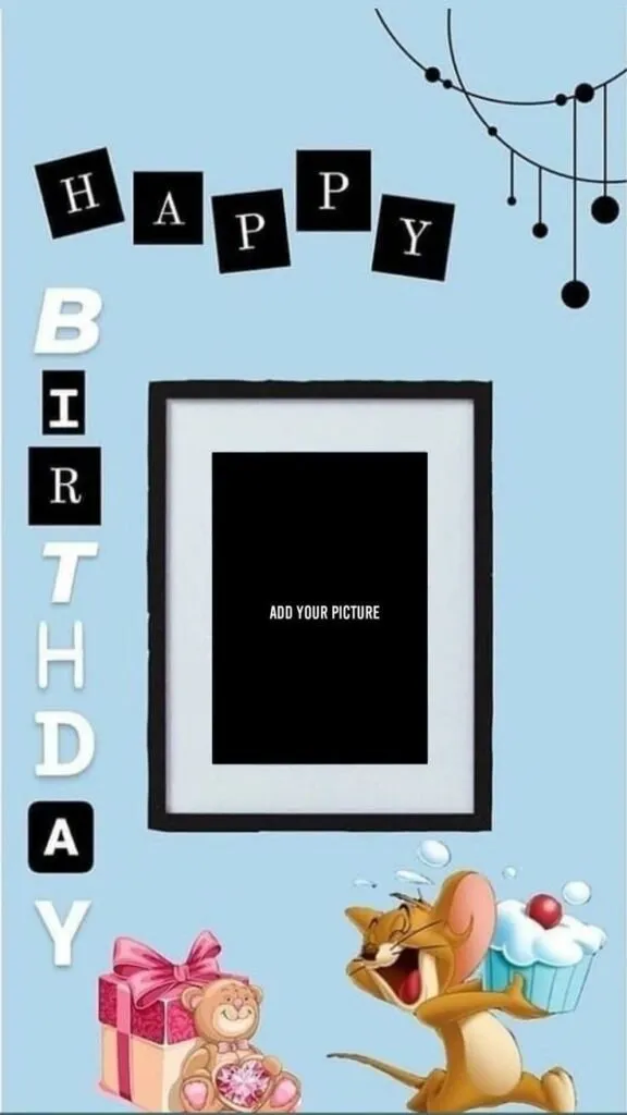 Birthday photo frame images 51