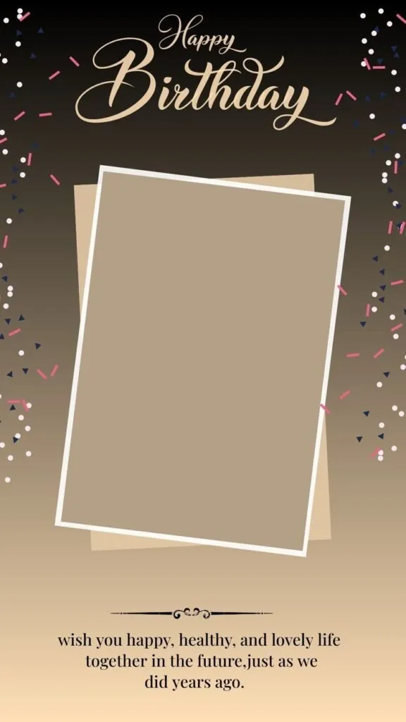 Birthday photo frame images 55