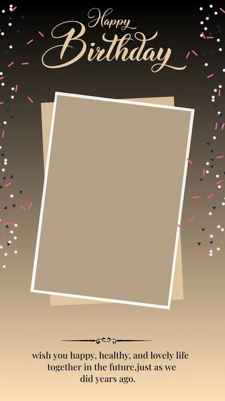 Birthday photo frame images 58