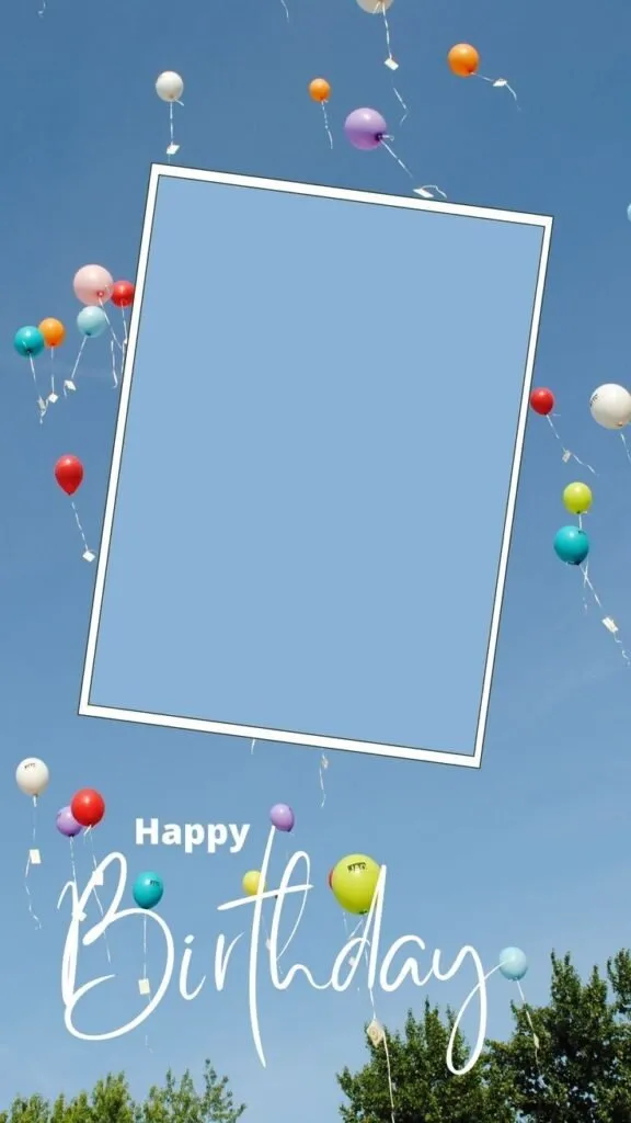 Birthday photo frame images 6