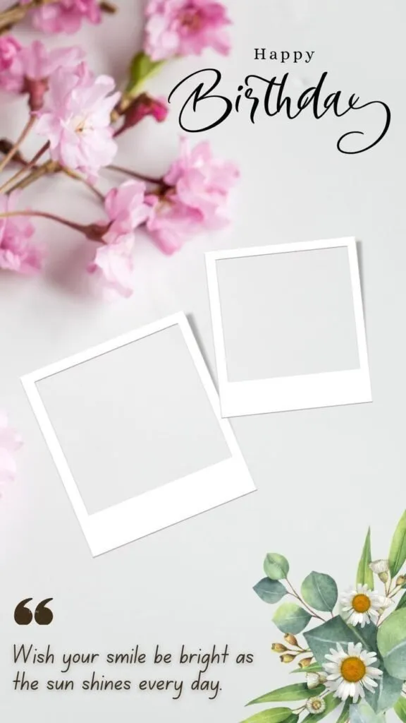 Birthday photo frame images 7
