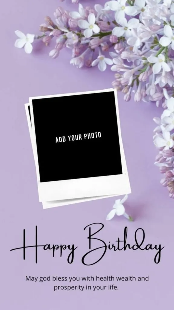 Birthday photo frame images 8