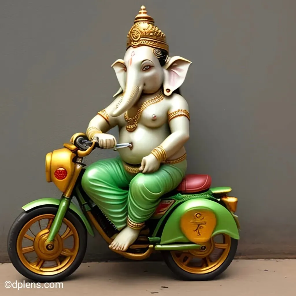 white ganesh murti images
