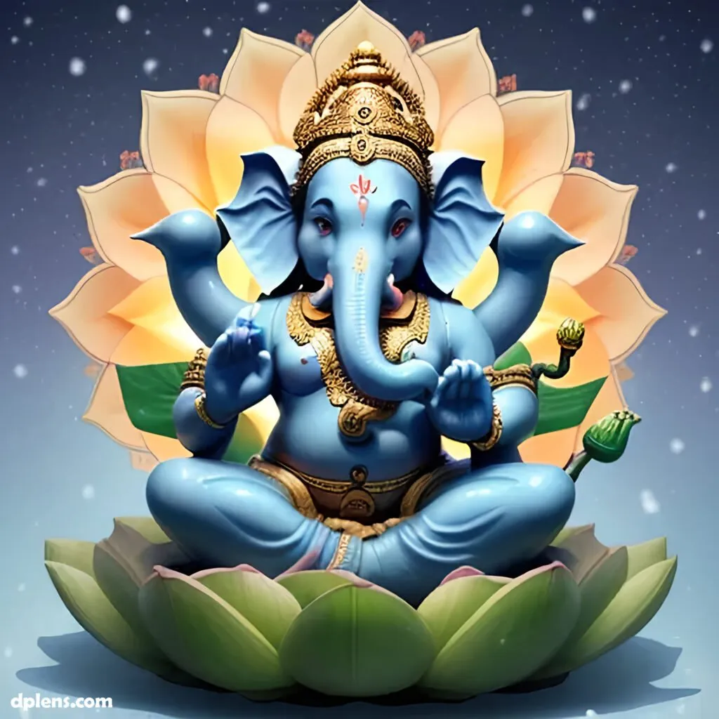 green ganesh hd images