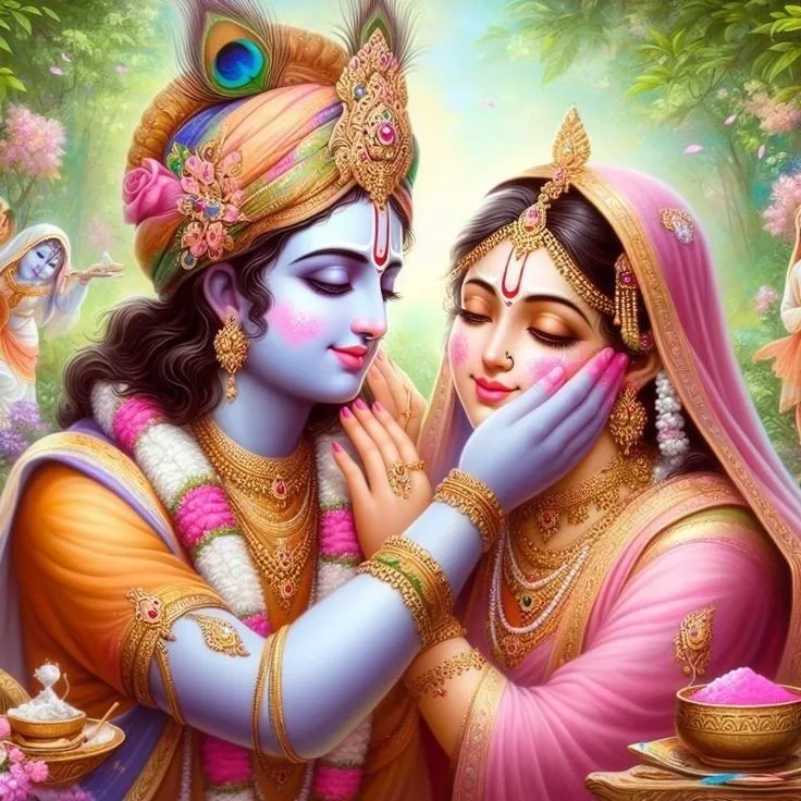 Romantic Radha Krishna Dp 140