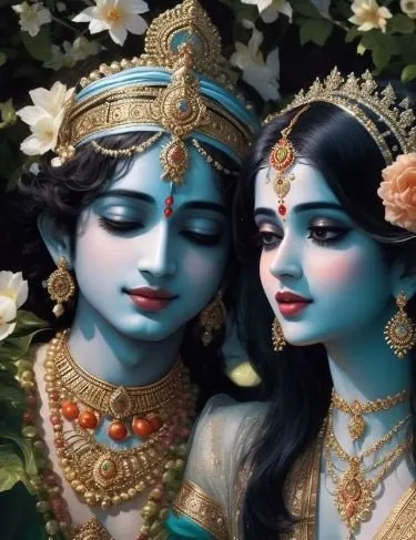 Romantic Radha Krishna Dp 144