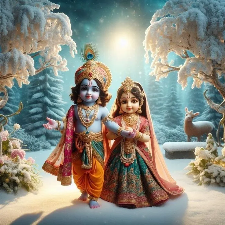 Romantic Radha Krishna Dp 145