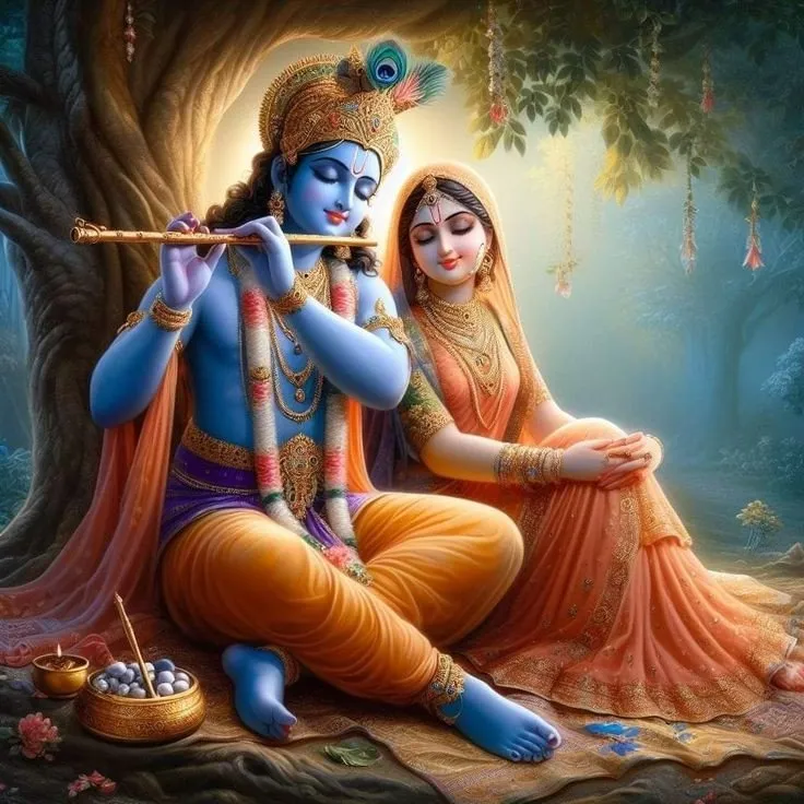 Romantic Radha Krishna Dp 159