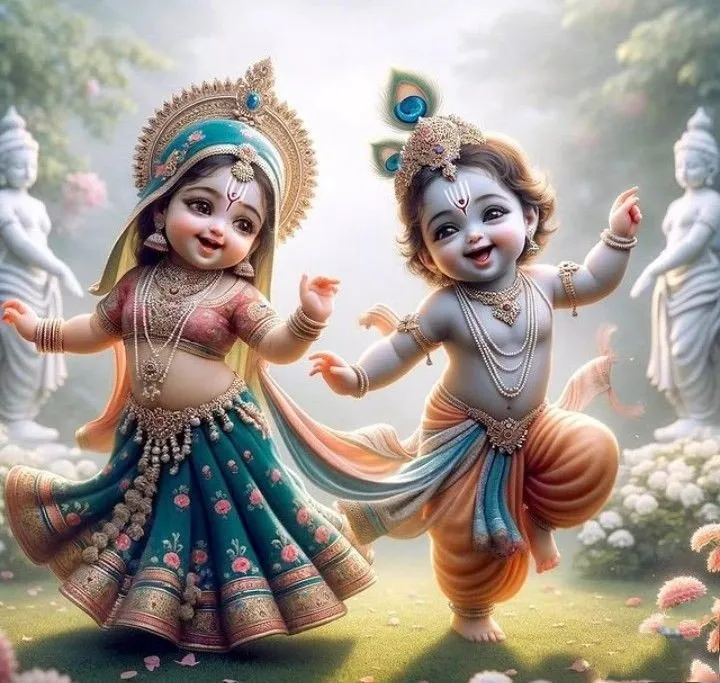 Romantic Radha Krishna Dp 16