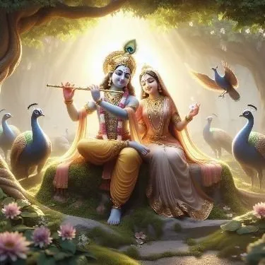 Romantic Radha Krishna Dp 160