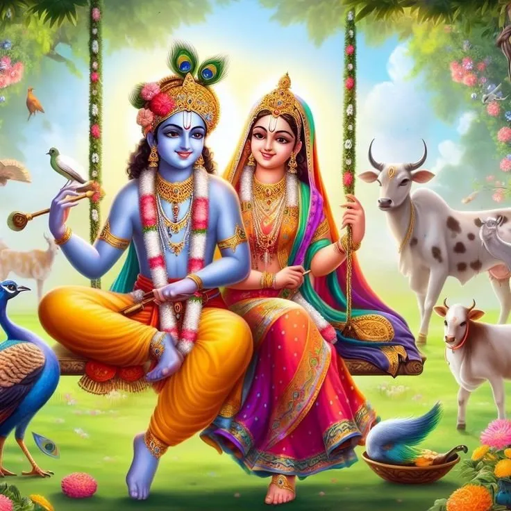 Romantic Radha Krishna Dp 162
