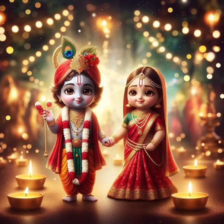 Romantic Radha Krishna Dp 163