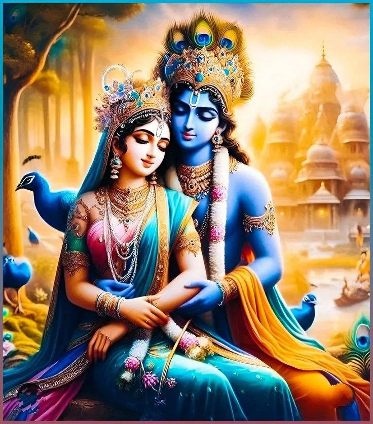 Romantic Radha Krishna Dp 174