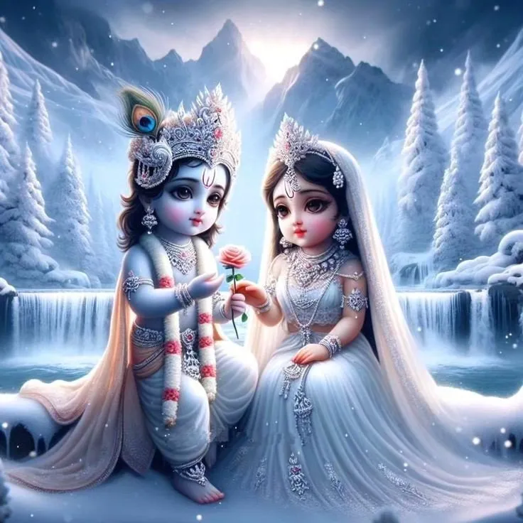 Romantic Radha Krishna Dp 178