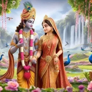 Romantic Radha Krishna Dp 195