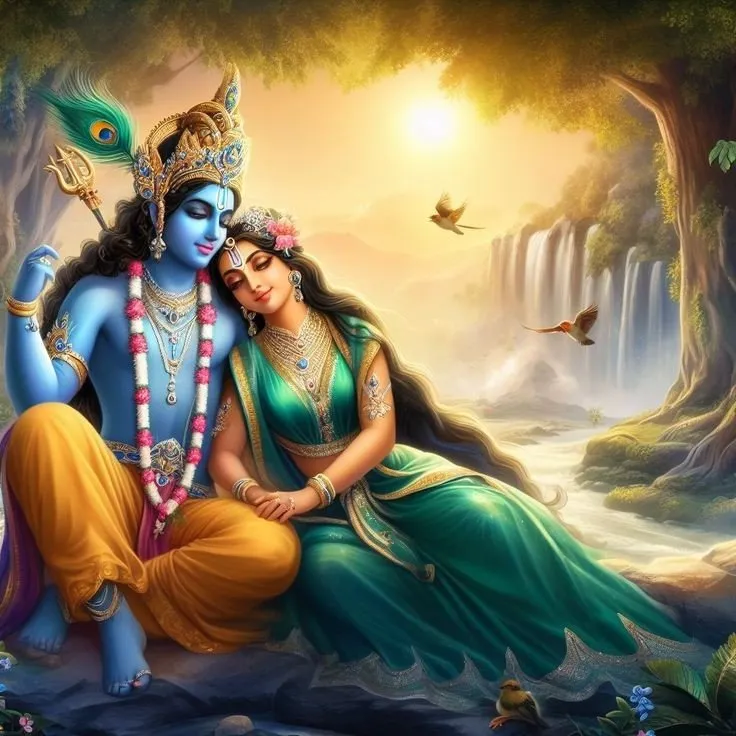 Romantic Radha Krishna Dp 2