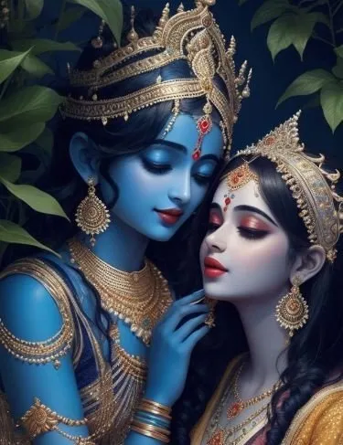 Romantic Radha Krishna Dp 200