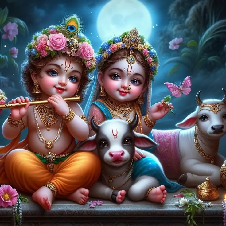 Romantic Radha Krishna Dp 202