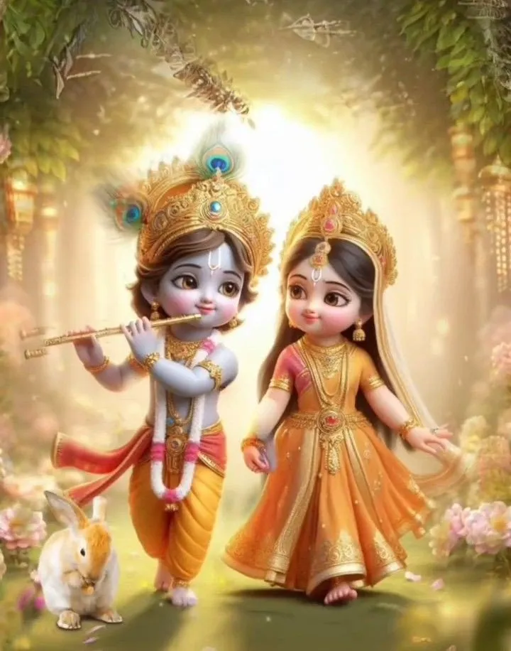 Romantic Radha Krishna Dp 204