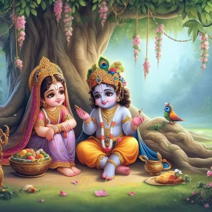 Romantic Radha Krishna Dp 216