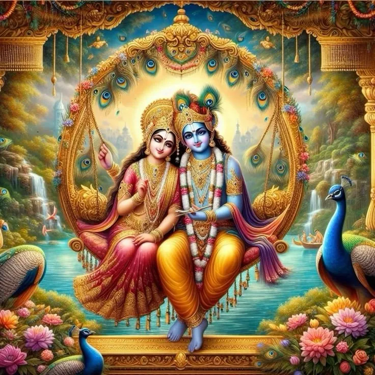 Romantic Radha Krishna Dp 9