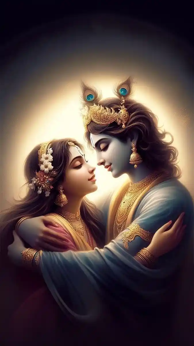 radha krishna images with love quotes