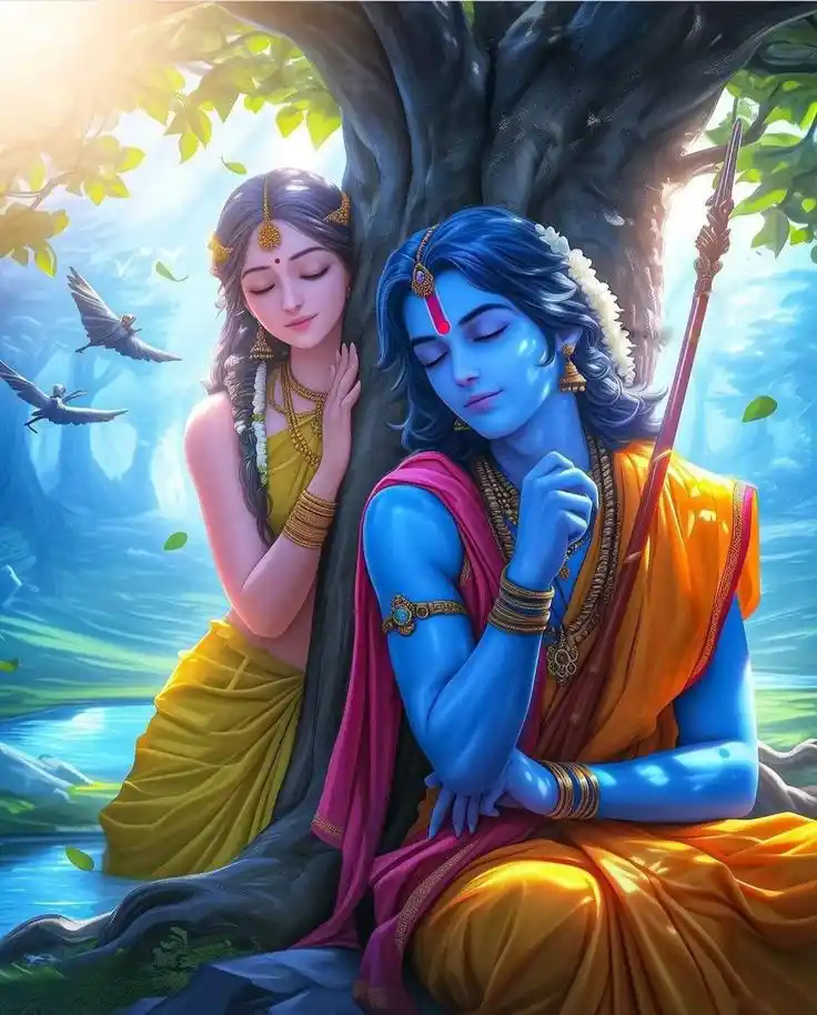 small radha krishna images