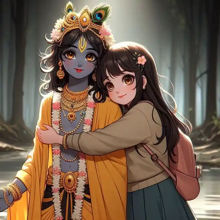 radha krishna love images with quotes