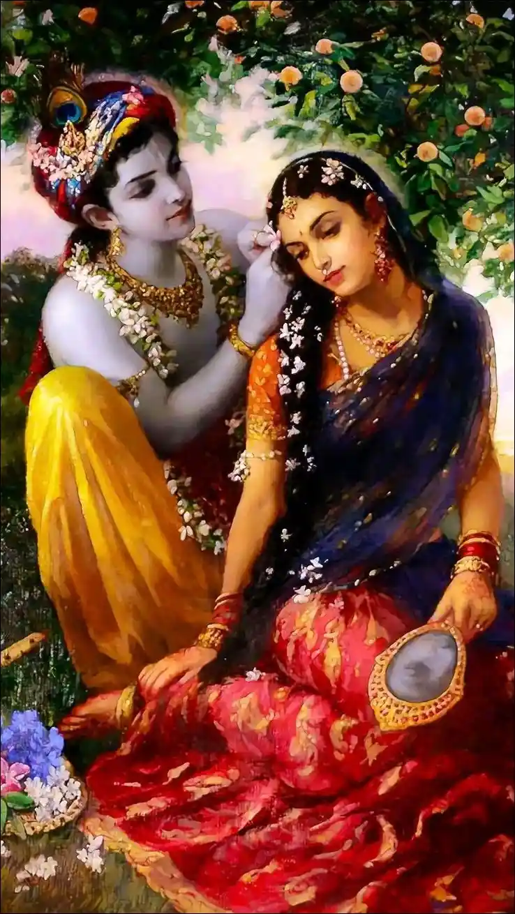 radha krishna holi images