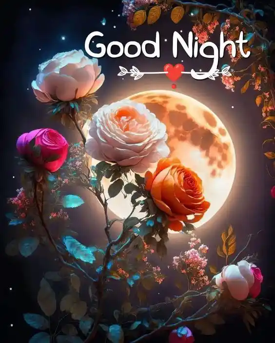 good night heart images