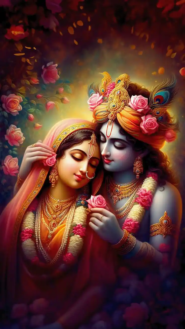radha krishna images black