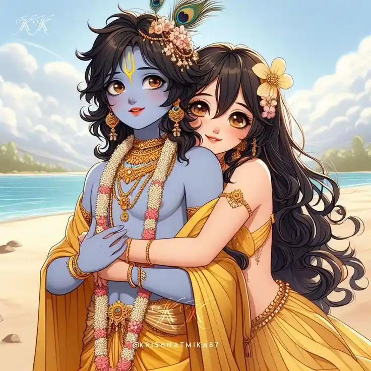 radha krishna images 3d