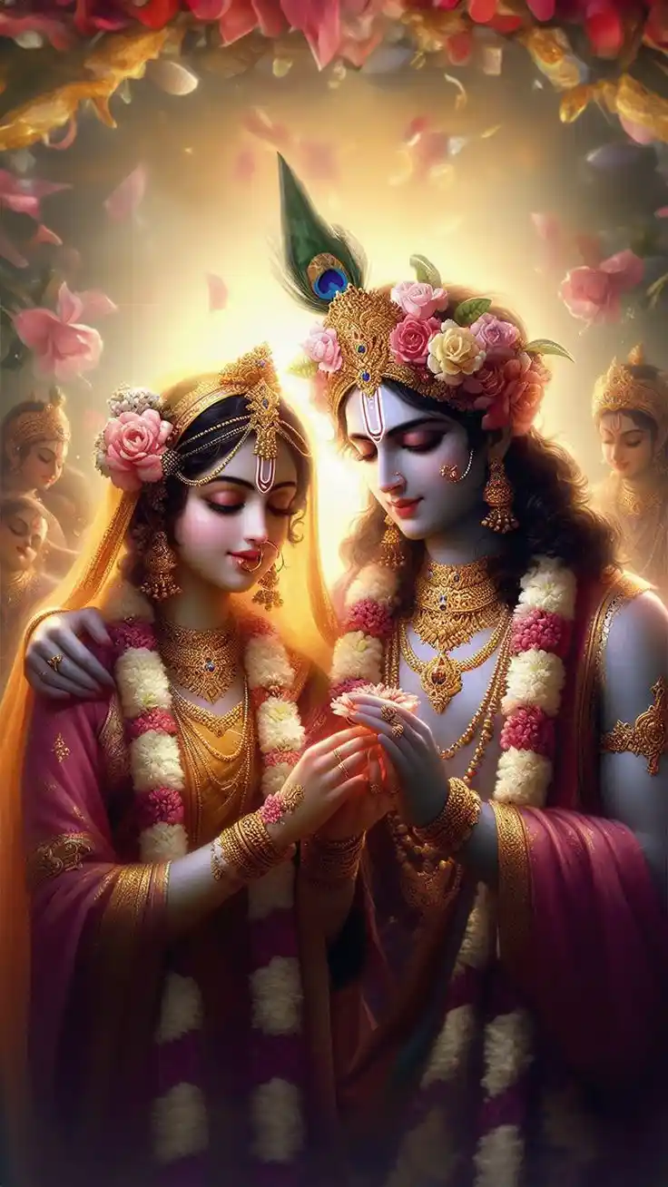 radha krishna emotional images