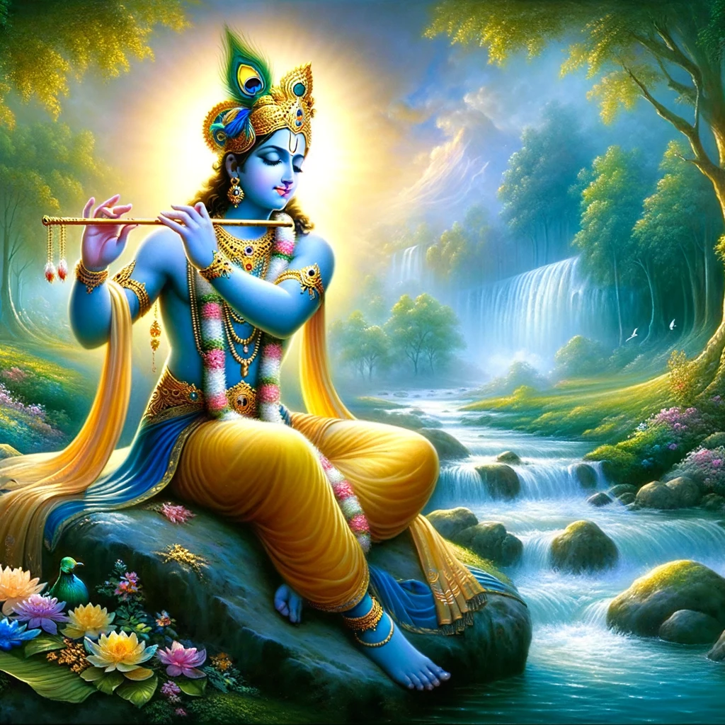 lord krishna animated images