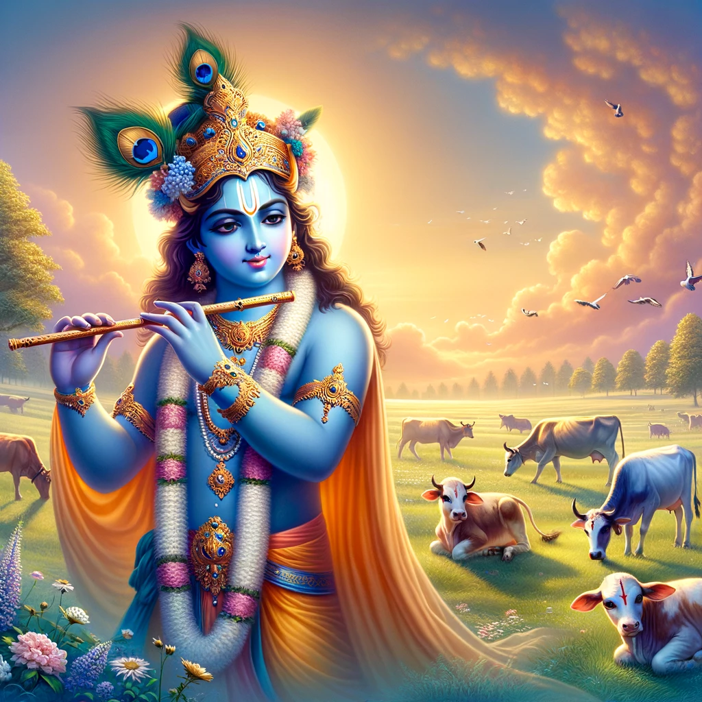 krishna and arjuna images