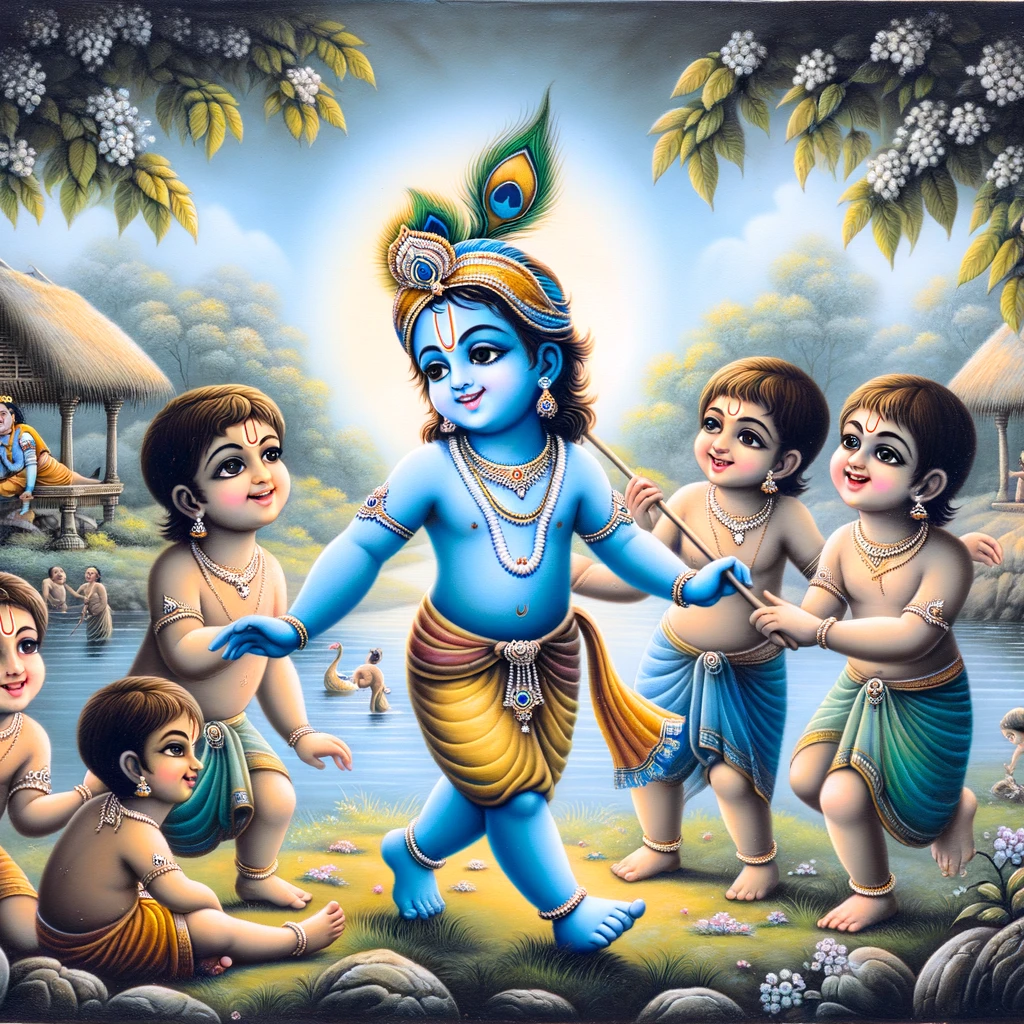 krishna animated images