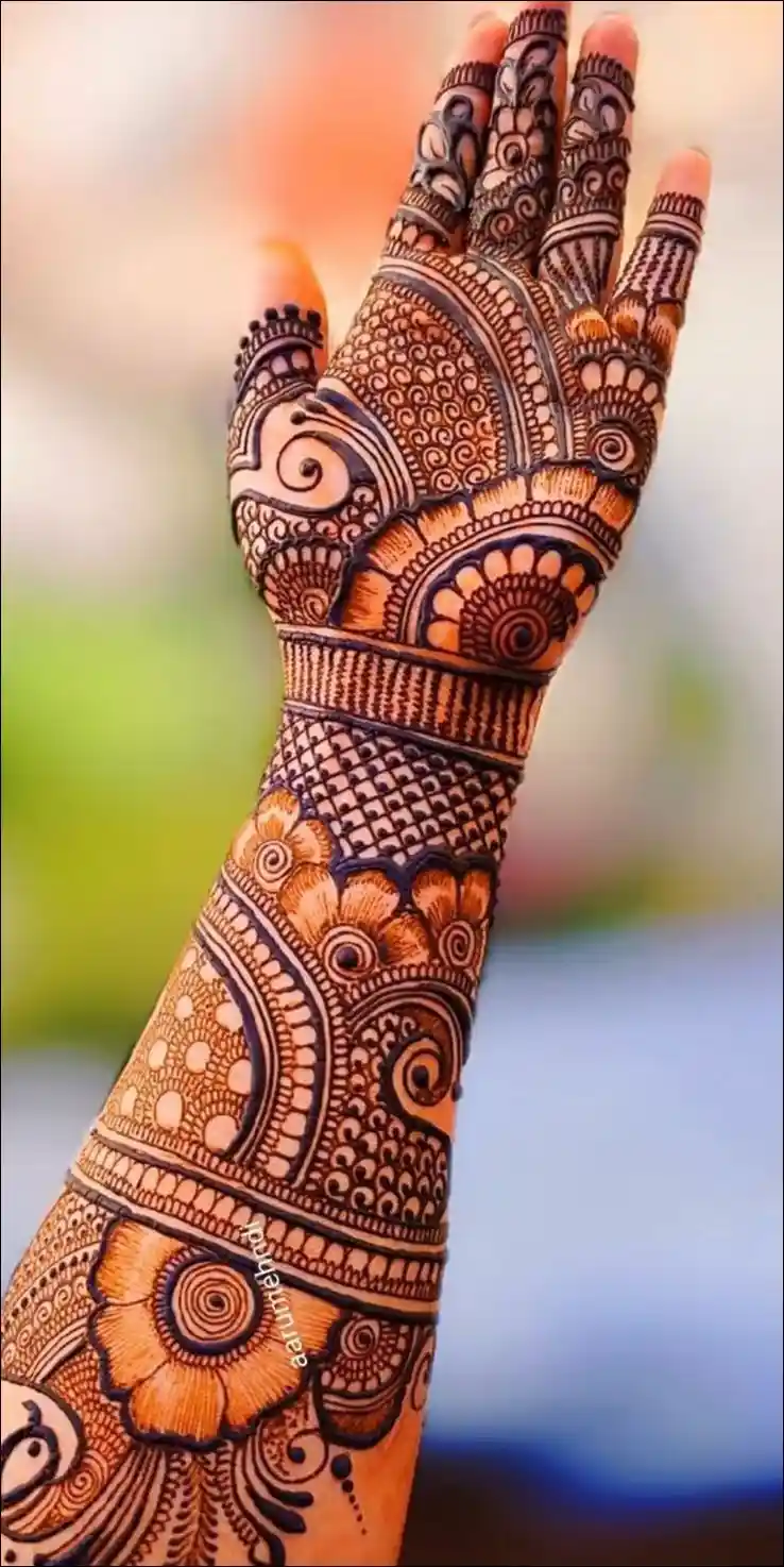 simple mehandi design images