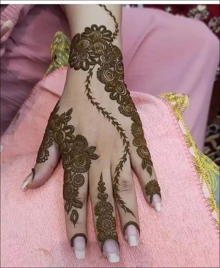 dulhan mehandi images